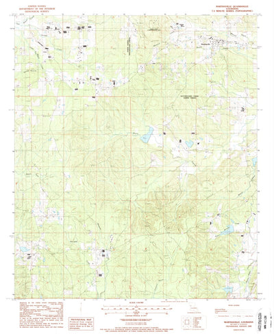 United States Geological Survey Marthaville, LA (1988, 24000-Scale) digital map