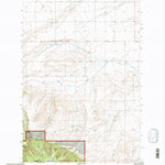 United States Geological Survey Martin Coulee, MT (1995, 24000-Scale) digital map