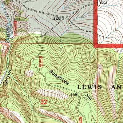 United States Geological Survey Martin Coulee, MT (1995, 24000-Scale) digital map
