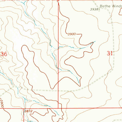 United States Geological Survey Martin Draw, NM-TX (1968, 24000-Scale) digital map