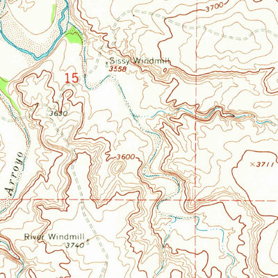 United States Geological Survey Martin Draw, NM-TX (1968, 24000-Scale) digital map