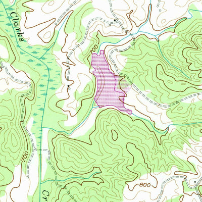United States Geological Survey Martin, GA (1960, 24000-Scale) digital map