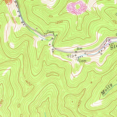 United States Geological Survey Martin, KY (1954, 24000-Scale) digital map