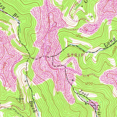 United States Geological Survey Martin, KY (1954, 24000-Scale) digital map