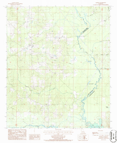 United States Geological Survey Martin, LA (1986, 24000-Scale) digital map