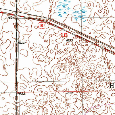 United States Geological Survey Martin, ND (1951, 24000-Scale) digital map