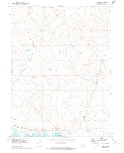 United States Geological Survey Martin, NE (1971, 24000-Scale) digital map