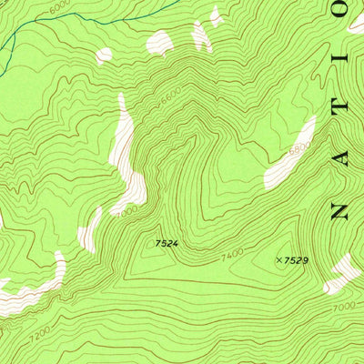 United States Geological Survey Martin Peak, WA (1969, 24000-Scale) digital map