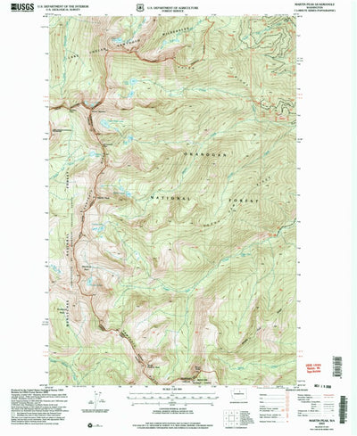 United States Geological Survey Martin Peak, WA (2002, 24000-Scale) digital map