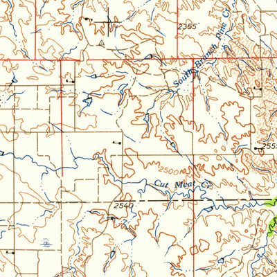United States Geological Survey Martin, SD (1958, 250000-Scale) digital map