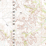 United States Geological Survey Martin, SD (1983, 100000-Scale) digital map