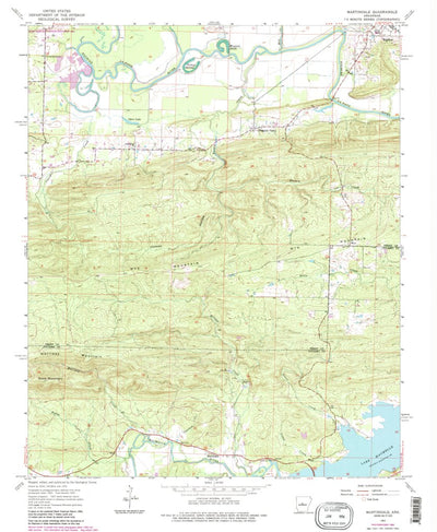United States Geological Survey Martindale, AR (1963, 24000-Scale) digital map