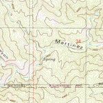 United States Geological Survey Martinez Mountain, CA (1981, 24000-Scale) digital map