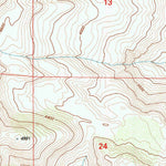 United States Geological Survey Martinez Mountain, CA (1996, 24000-Scale) digital map