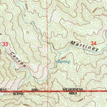 United States Geological Survey Martinez Mountain, CA (1996, 24000-Scale) digital map