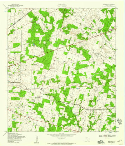 United States Geological Survey Martinez, TX (1953, 24000-Scale) digital map