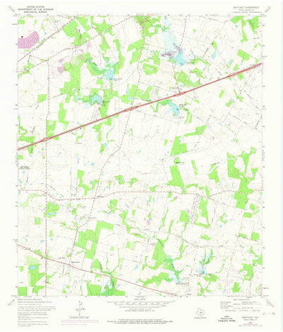 United States Geological Survey Martinez, TX (1967, 24000-Scale) digital map