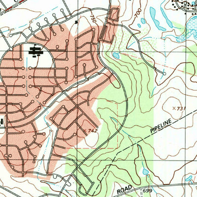 United States Geological Survey Martinez, TX (1992, 24000-Scale) digital map