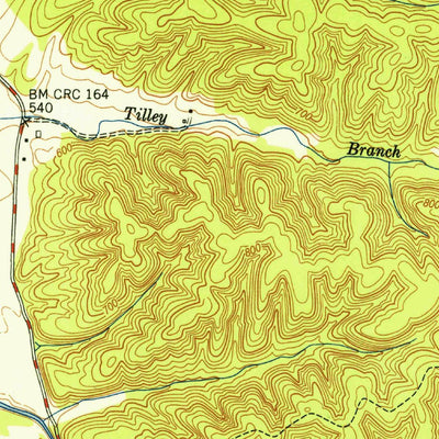 United States Geological Survey Martins Mills, TN (1950, 24000-Scale) digital map