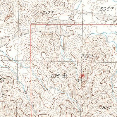 United States Geological Survey Martins Well, CA (1985, 24000-Scale) digital map
