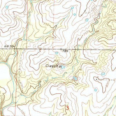 United States Geological Survey Martinsburg, MO (1973, 24000-Scale) digital map