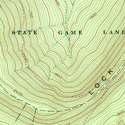 United States Geological Survey Martinsburg, PA (1963, 24000-Scale) digital map