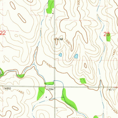 United States Geological Survey Martinsburg SW, NE (1964, 24000-Scale) digital map