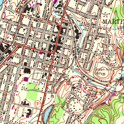 United States Geological Survey Martinsburg, WV (1955, 24000-Scale) digital map