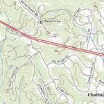 United States Geological Survey Martinsville East, VA (2022, 24000-Scale) digital map