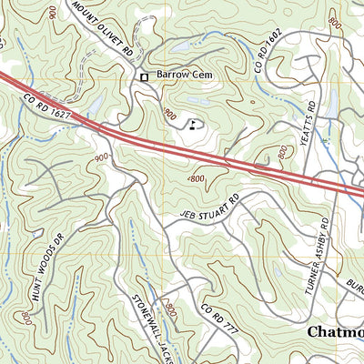United States Geological Survey Martinsville East, VA (2022, 24000-Scale) digital map