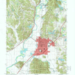 United States Geological Survey Martinsville, IN (1998, 24000-Scale) digital map