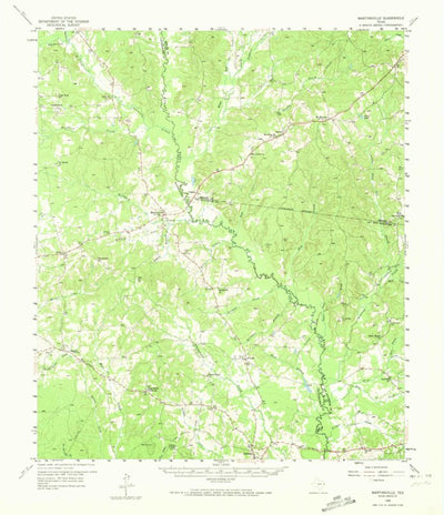 United States Geological Survey Martinsville, TX (1958, 62500-Scale) digital map