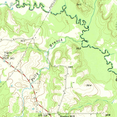 United States Geological Survey Martinsville, TX (1958, 62500-Scale) digital map