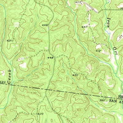 United States Geological Survey Martinsville, TX (1958, 62500-Scale) digital map