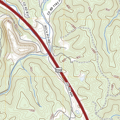 United States Geological Survey Martinsville West, VA (2022, 24000-Scale) digital map