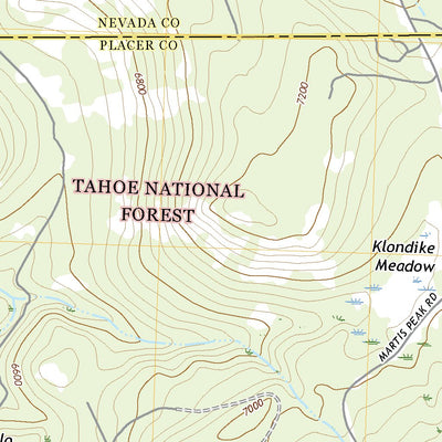 United States Geological Survey Martis Peak, CA (2021, 24000-Scale) digital map