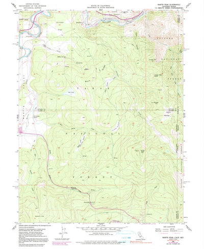 United States Geological Survey Martis Peak, CA-NV (1955, 24000-Scale) digital map