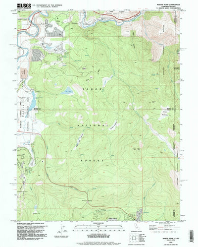 United States Geological Survey Martis Peak, CA-NV (1992, 24000-Scale) digital map
