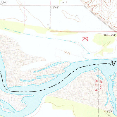 United States Geological Survey Marty, SD-NE (1964, 24000-Scale) digital map