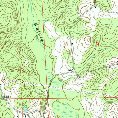 United States Geological Survey Marvyn, AL (1971, 24000-Scale) digital map