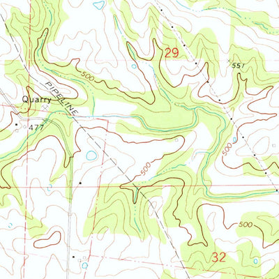 United States Geological Survey Maryknoll, MO (1972, 24000-Scale) digital map