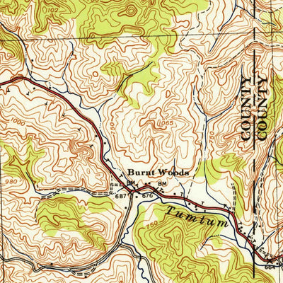 United States Geological Survey Marys Peak, OR (1942, 62500-Scale) digital map