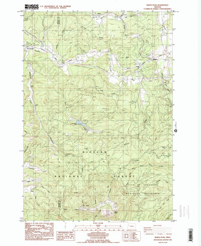 United States Geological Survey Marys Peak, OR (1984, 24000-Scale) digital map