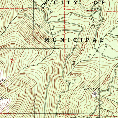 United States Geological Survey Marys Peak, OR (1984, 24000-Scale) digital map