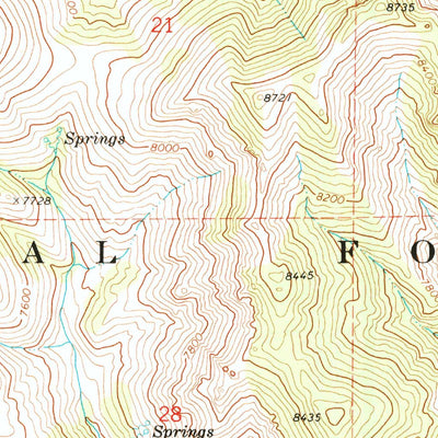 United States Geological Survey Marys River Basin NE, NV (1968, 24000-Scale) digital map