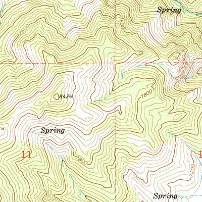 United States Geological Survey Marys River Basin NE, NV (1968, 24000-Scale) digital map