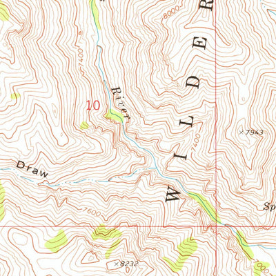 United States Geological Survey Marys River Basin NW, NV (1968, 24000-Scale) digital map