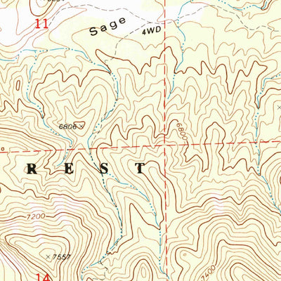United States Geological Survey Marysvale Canyon, UT (1981, 24000-Scale) digital map