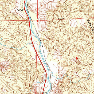 United States Geological Survey Marysvale Canyon, UT (1981, 24000-Scale) digital map