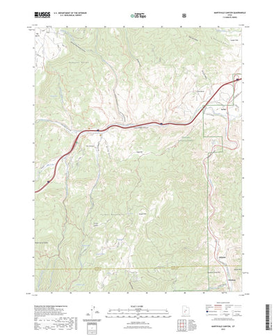 United States Geological Survey Marysvale Canyon, UT (2023, 24000-Scale) digital map